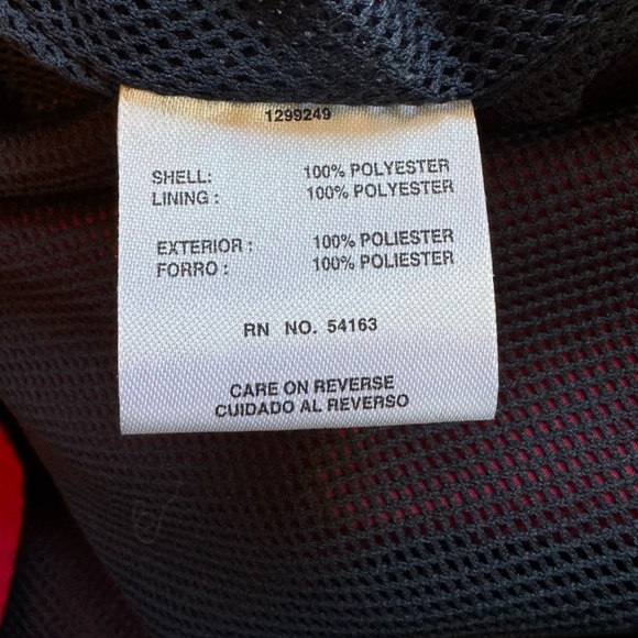 TOMMY HILFIGER Red Women’s Lightweight Everyday Weather Resistant Windbreaker M - Picture 14 of 16